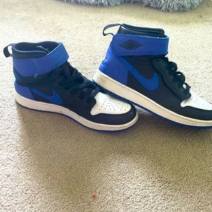 high-top zip-around jordan airs size 7 womens